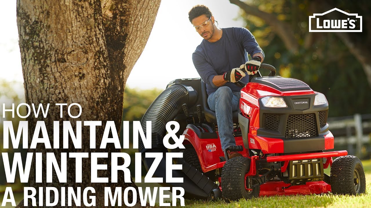 How to Maintain and Winterize a Riding Mower