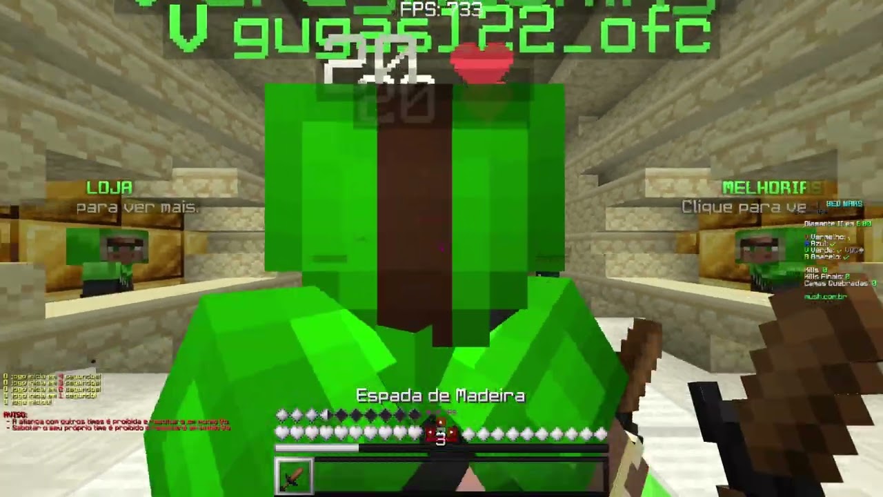 bedwars trios com os amigos