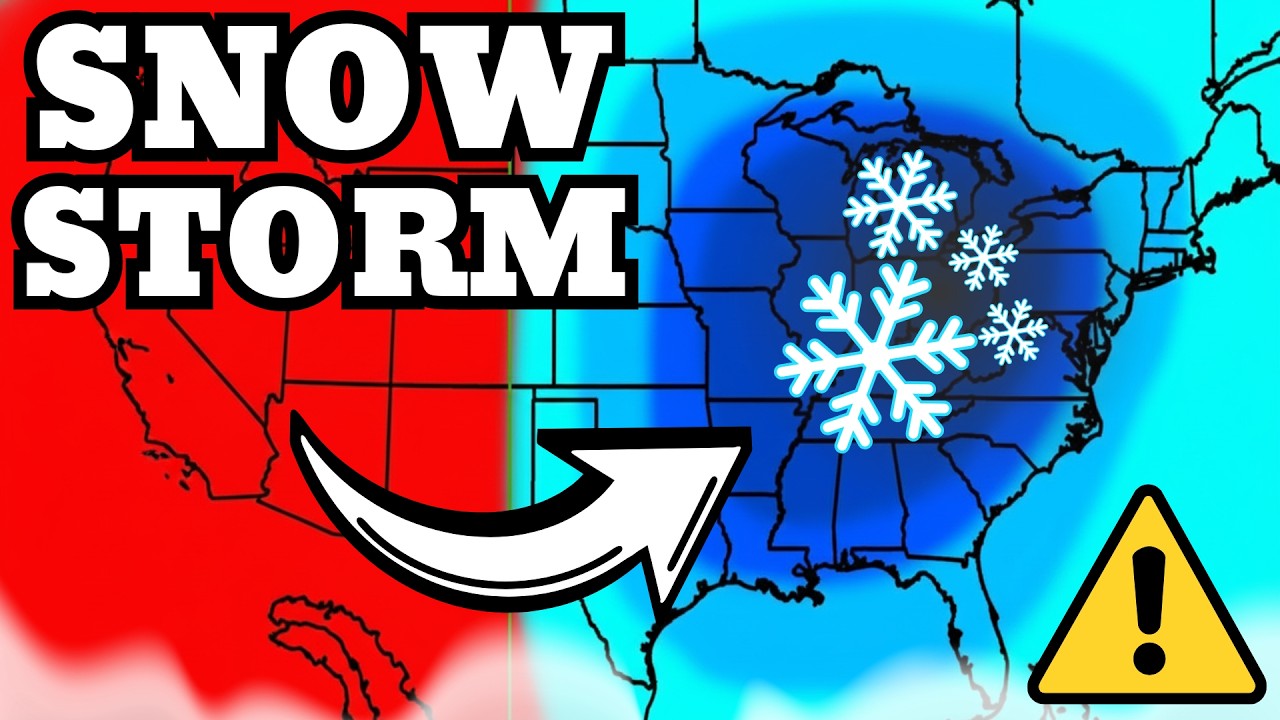 HISTORIC February Cold & Snow - 80 City Blizzard Alert Issued...