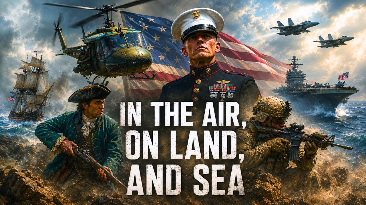 USMC HYMN - Majestic March Version - American Patriotic Song