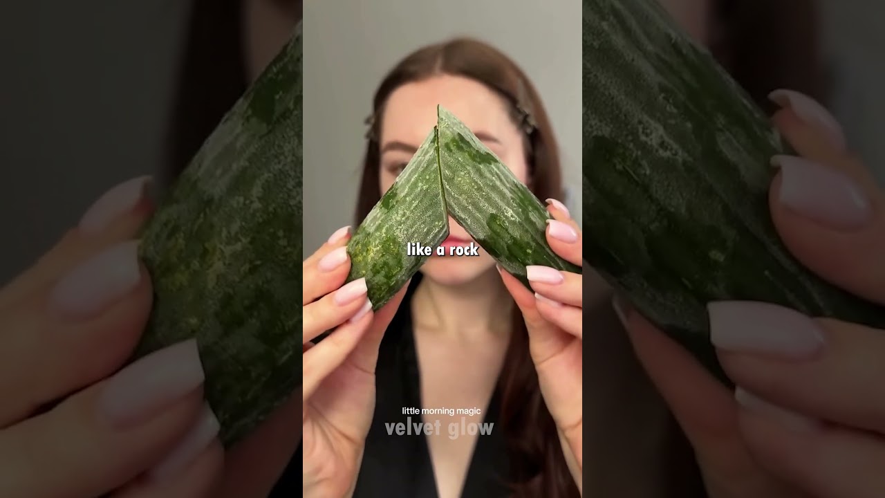 🥶 Frozen Cucumber = Glass Skin! New Beauty Hack!