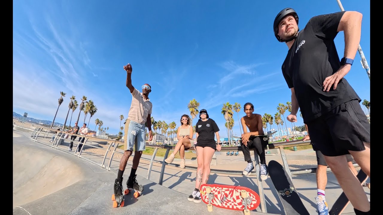 Rollerblading in Venice is still relevant if you meet great people like Tyrese