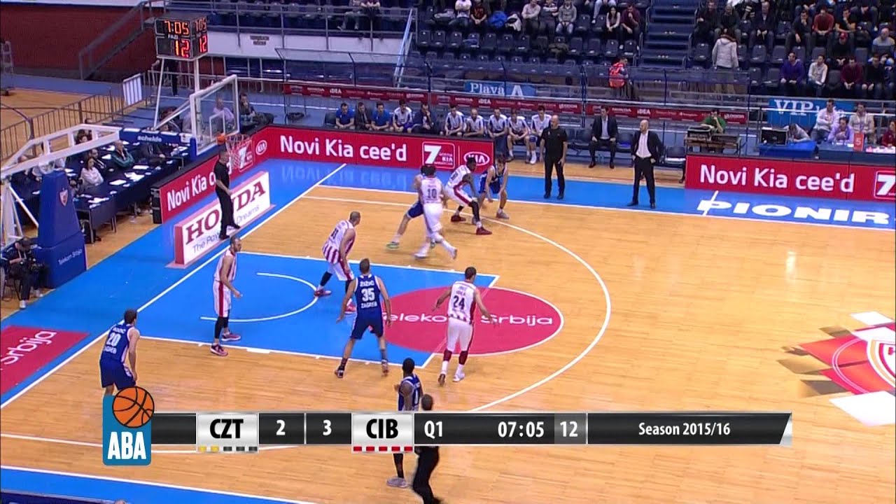 ABA Liga 2015/16, Round 12 match: Crvena zvezda Telekom - Cibona (30.11.2015)