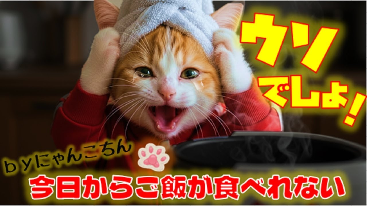 【悲報】今日からご飯が食べれないにゃんこちん、お金がなくて絶望した結果…