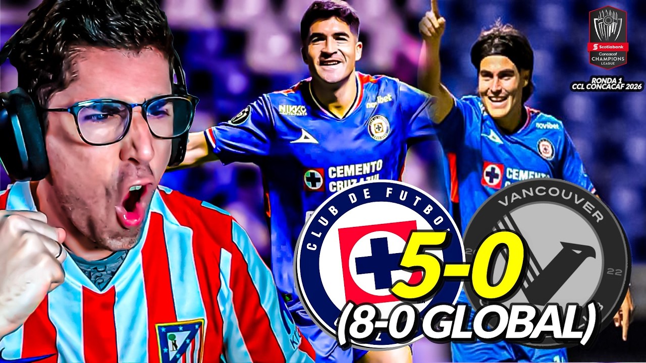 💪🔵 ¡GOLEADA y a Octavos! | Cruz Azul 5-0 Vancouver · CCL ConcaChampions 2026