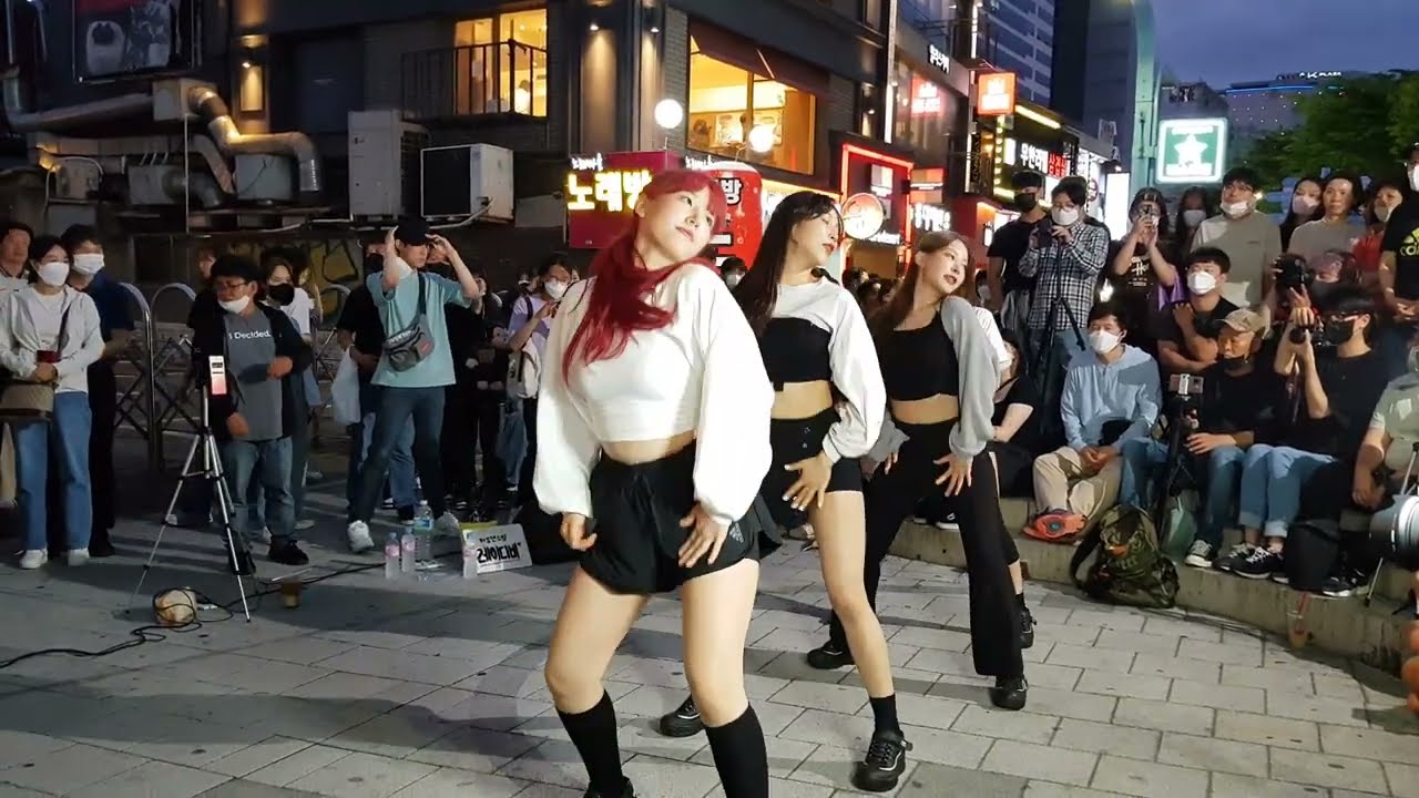 20220618 hongdae busking 홍대 미녀댄스팀 레이디비(Lady B) 버스킹 07 - TOMBOY _ (G)I-DLE