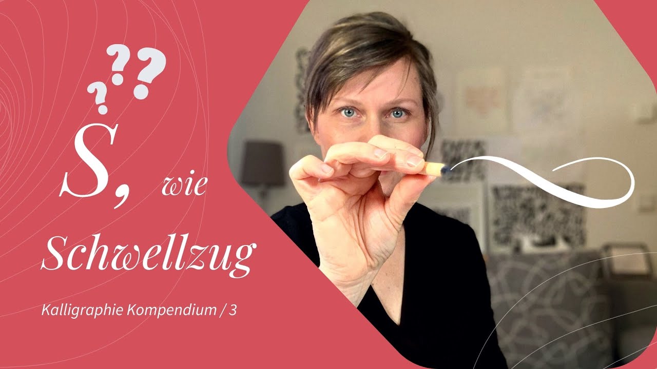 Was ist ein Schwellzug? Kalligraphie Kompendium 3, Fach-Begriffe kurz erklärt irma link Kalligrafin