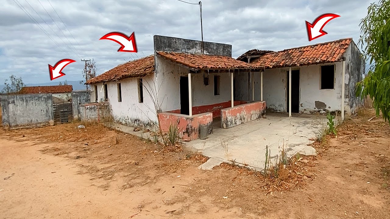 Casas do sertão cearense estão todas abandonada