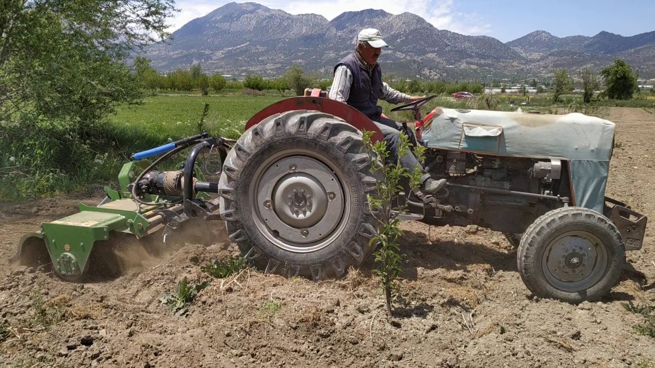 1996 MASSEY FERGUSON 240S ROTOVATÖR ÇEKİMİ