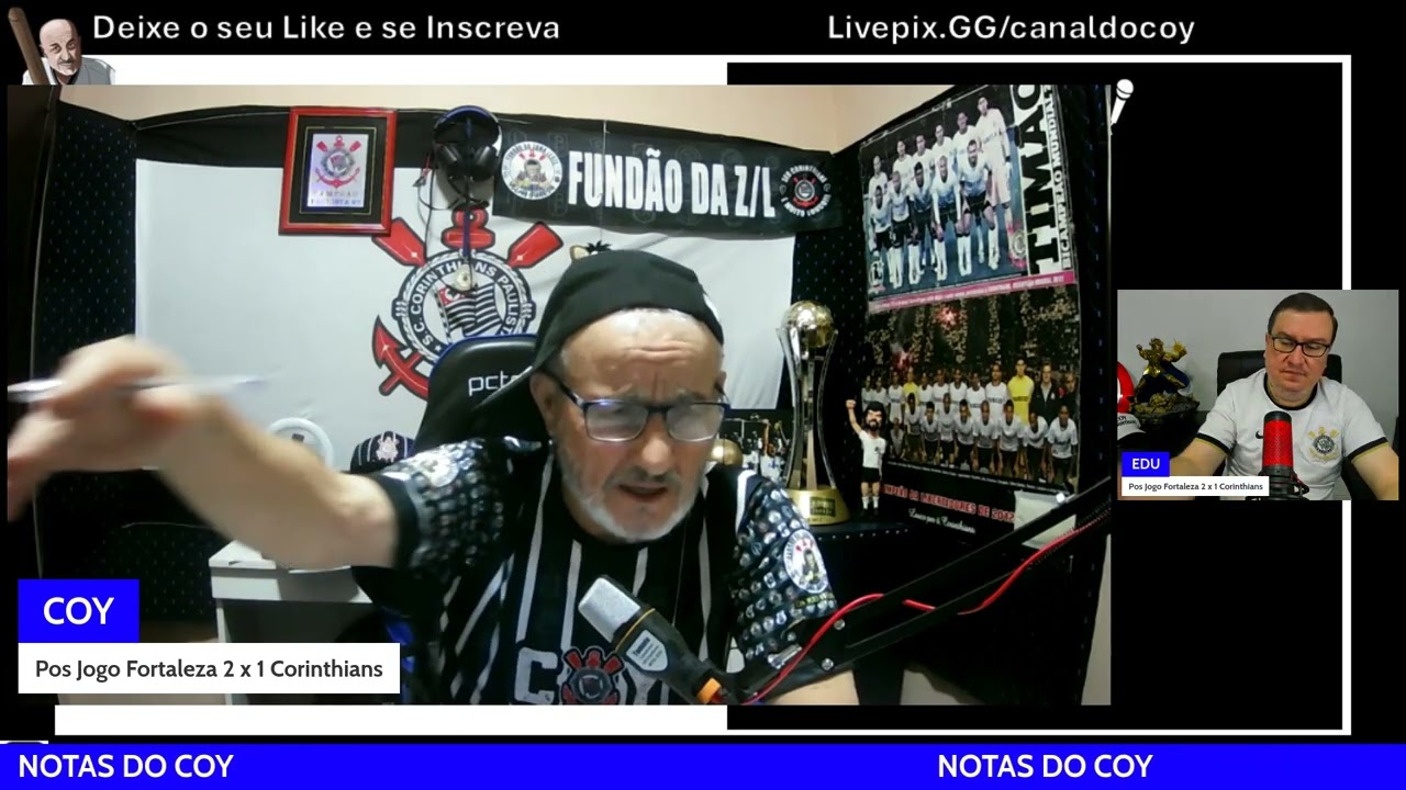 Pos Jogo Fortaleza 2 x 1 Corinthians | Timão perde mais uma e corre o risco de perder vaga na sula