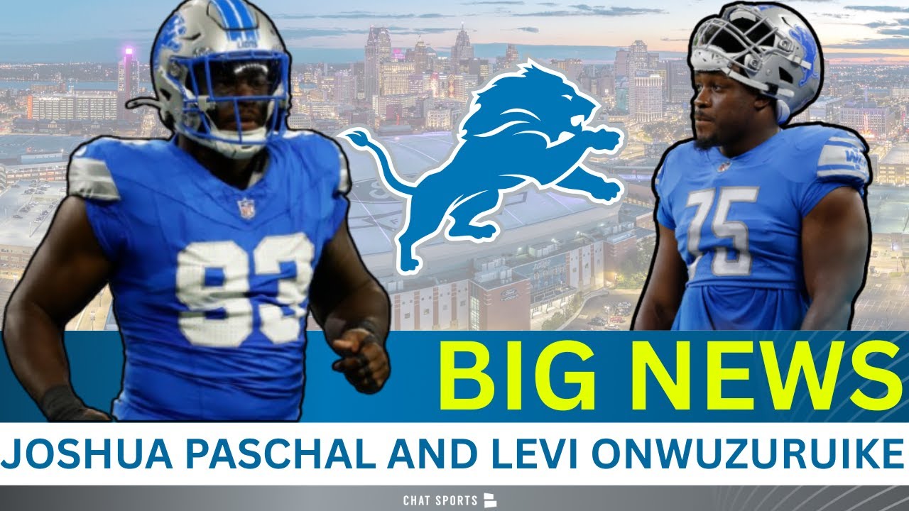 Lions News: Joshua Paschal & Levi Onwuzuruike Under Contract For 2026