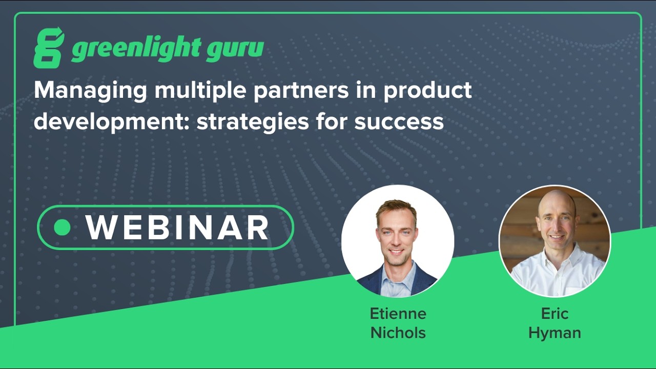 Managing multiple partners in product development: strategies for success