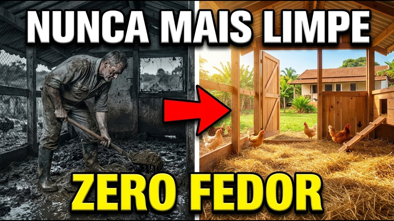 NUNCA MAIS LIMPE O GALINHEIRO: O Método do “Solo Vivo” Que Elimina o Mau Cheiro e Gera Calor
