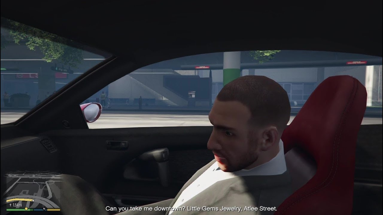 GTA V Downtown Cab Co Mission Derrick