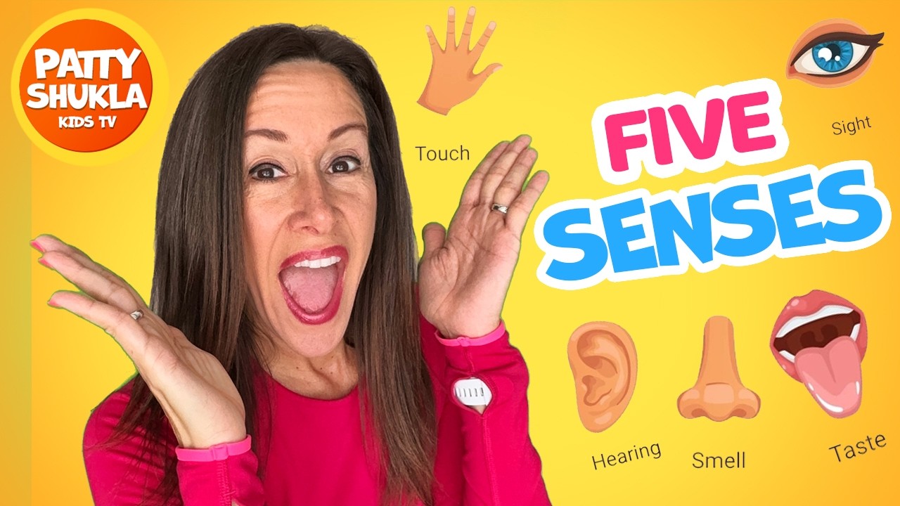 Learn Textures Children's Song | Five Senses Song for Kids and Babies by Patty Shukla