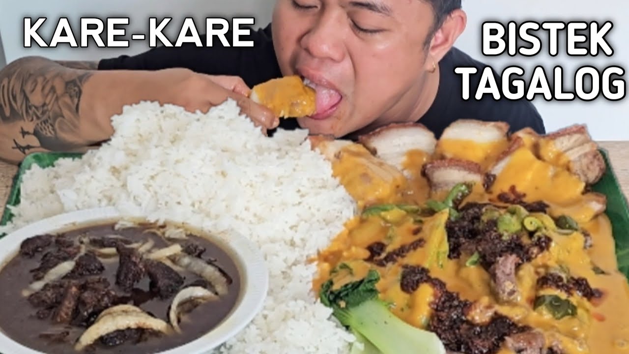 KARE-KARE | BISTEK TAGALOG | MUKBANG PHILIPPINES | TOL BULOY MUKBANG