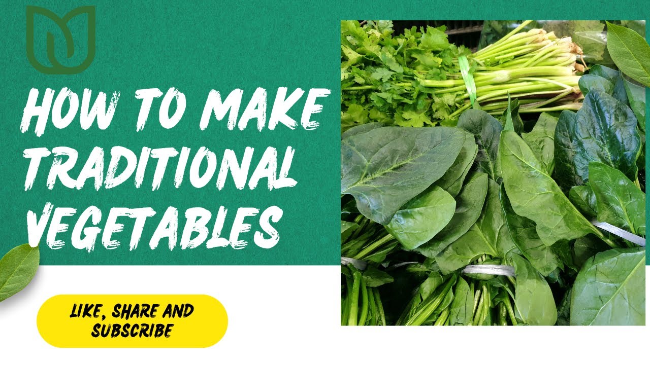 How to Prepare and Cook Traditional Vegetables | Kunde, Murenda, Nderema