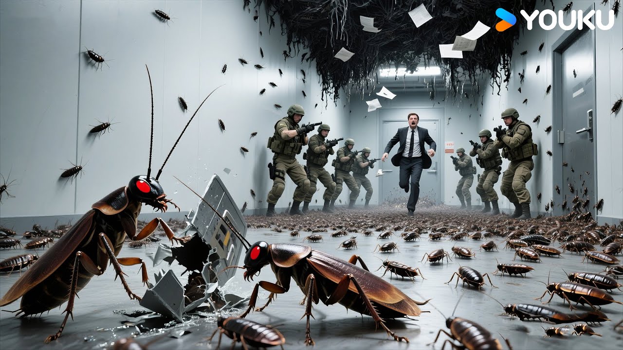 🪳👨‍🔬😱Man Flees in Terror from His Own Lab-Made Cockroaches! | Khepri | YOUKU MONSTER MOVIE