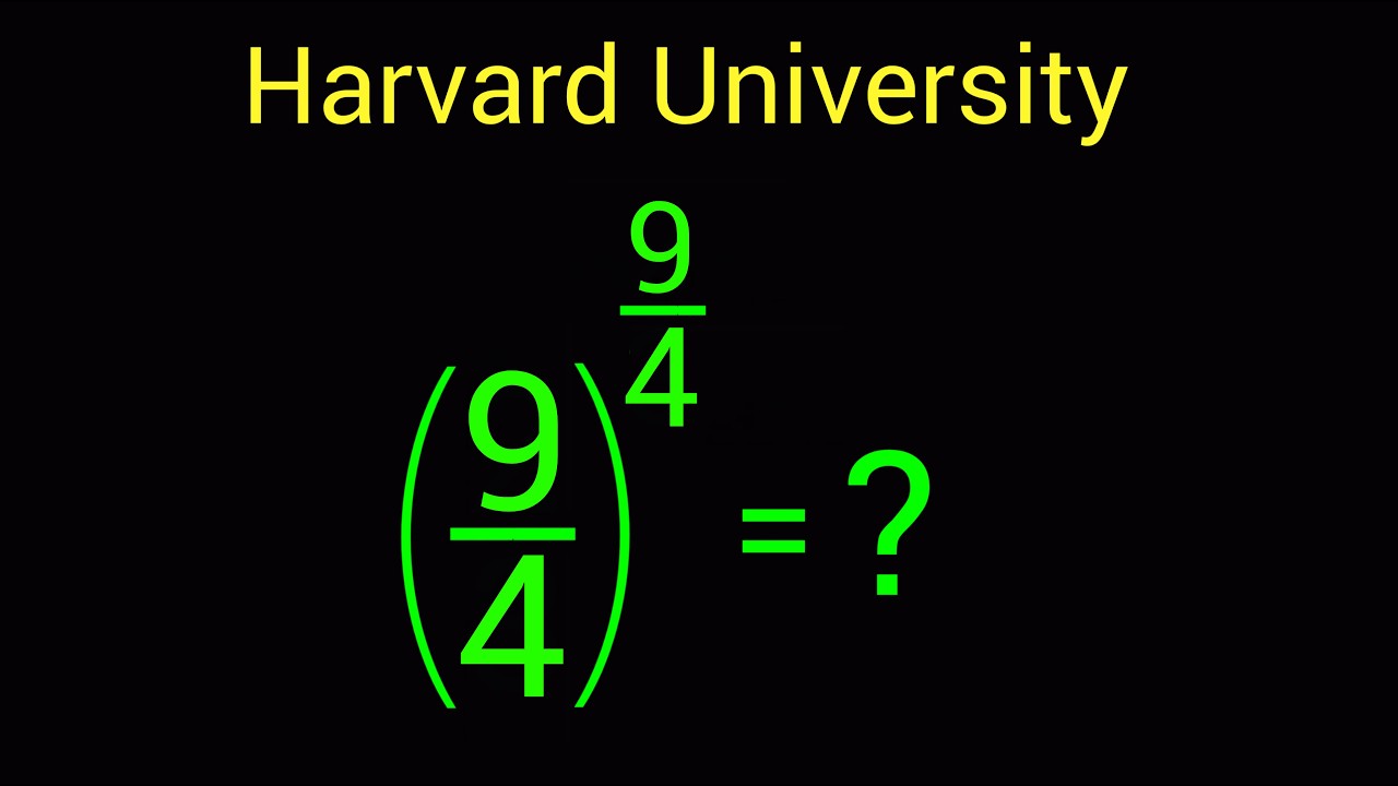 Solving a Harvard University Admission Entrance Exam Question