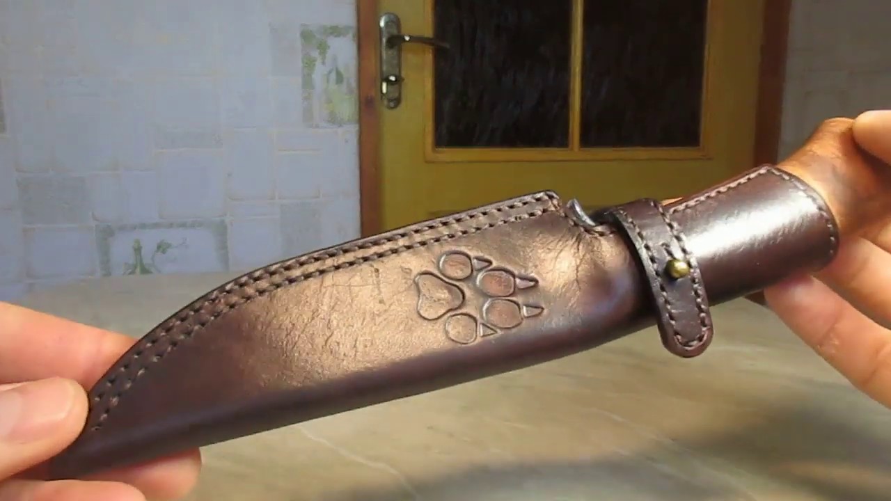 Самодельные ножны и чехол для ключа/Homemade sheath and key case