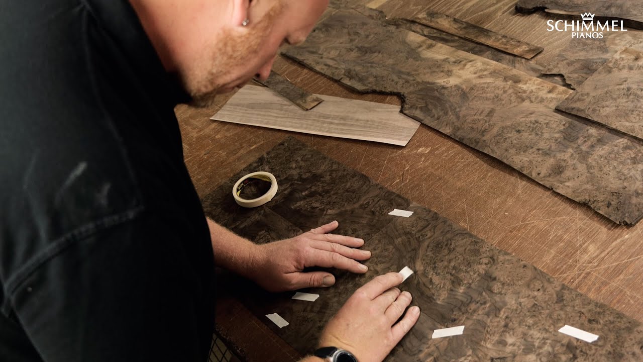 How a Schimmel Piano is made - Veneers