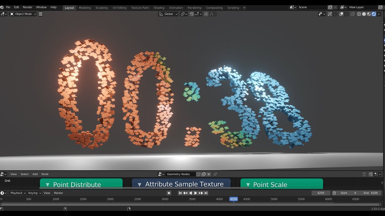 Blender 2.93 Alpha  - Sample Texture Node. Explained!