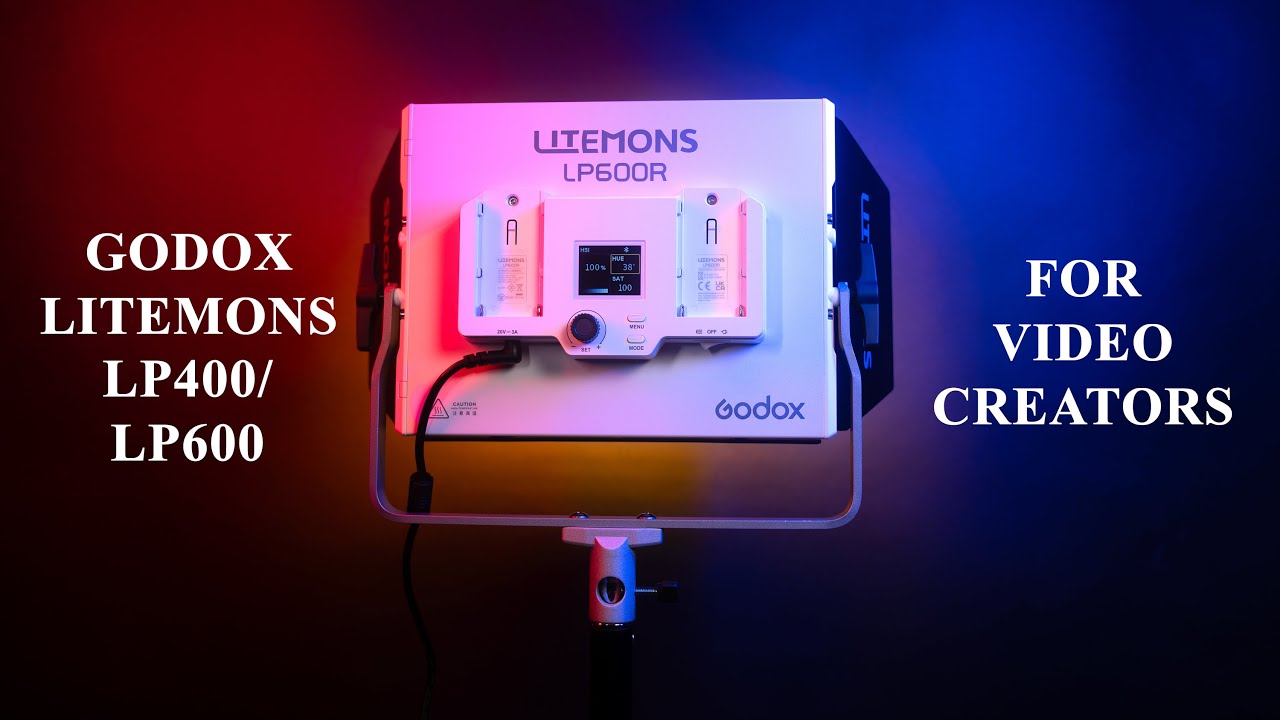 Your next Studio Video Lights? Godox Litemons LP400/LP600