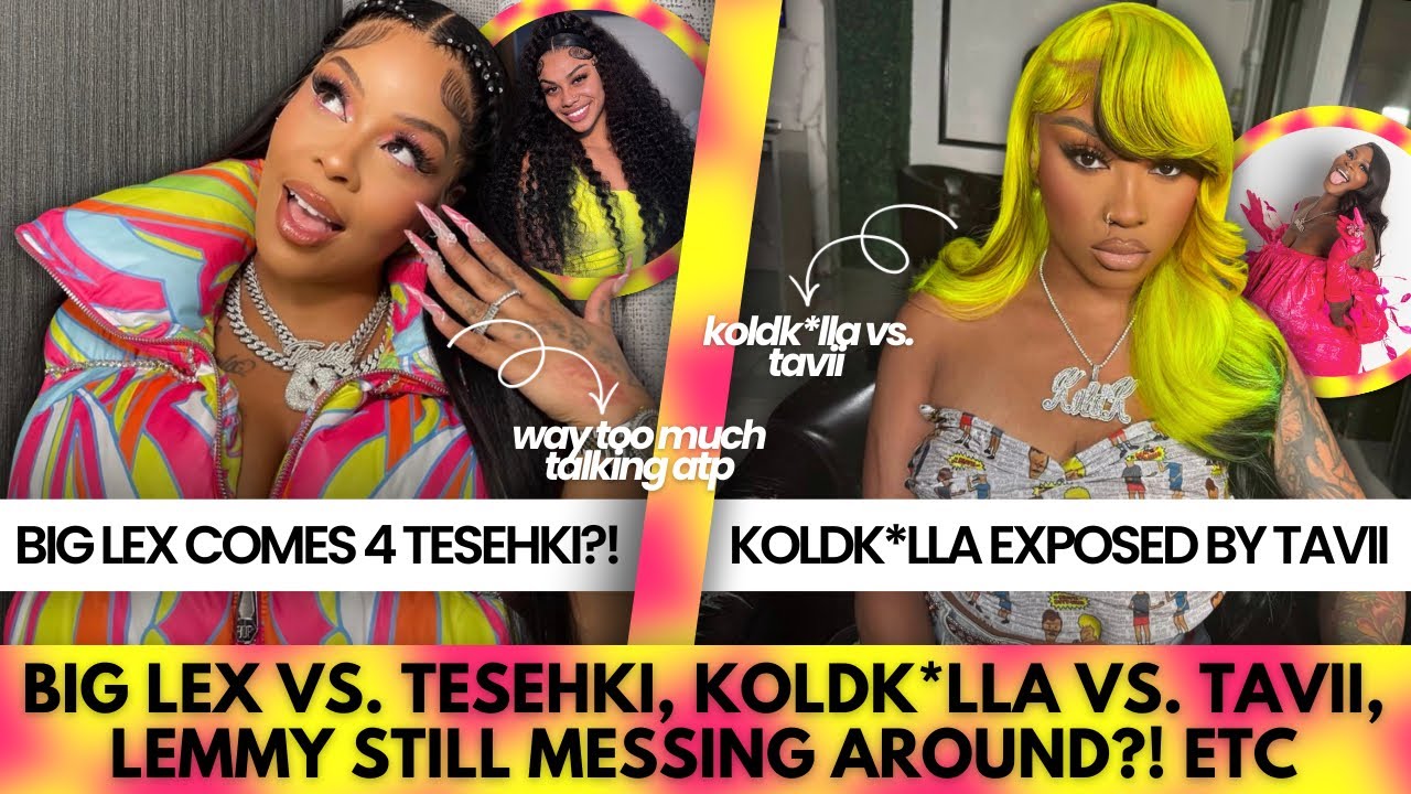 BIG LEX SAY TESEHKI DOING TOO MUCH TALKING, TESEHKI DUCKS FADE W/ BIG LEX + 🍋🌶️ EXPOSED.. AGAIN!