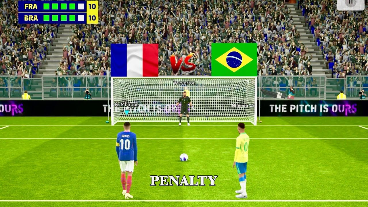 France vs Brazil Penalty Shootout | BRA vs FRA | eFootball