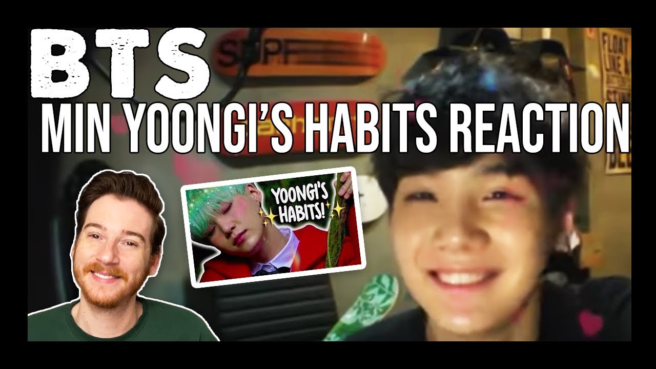 BTS/SUGA: Min Yoongi’s HABITS Reaction [BTS ROAD MAP] 💜