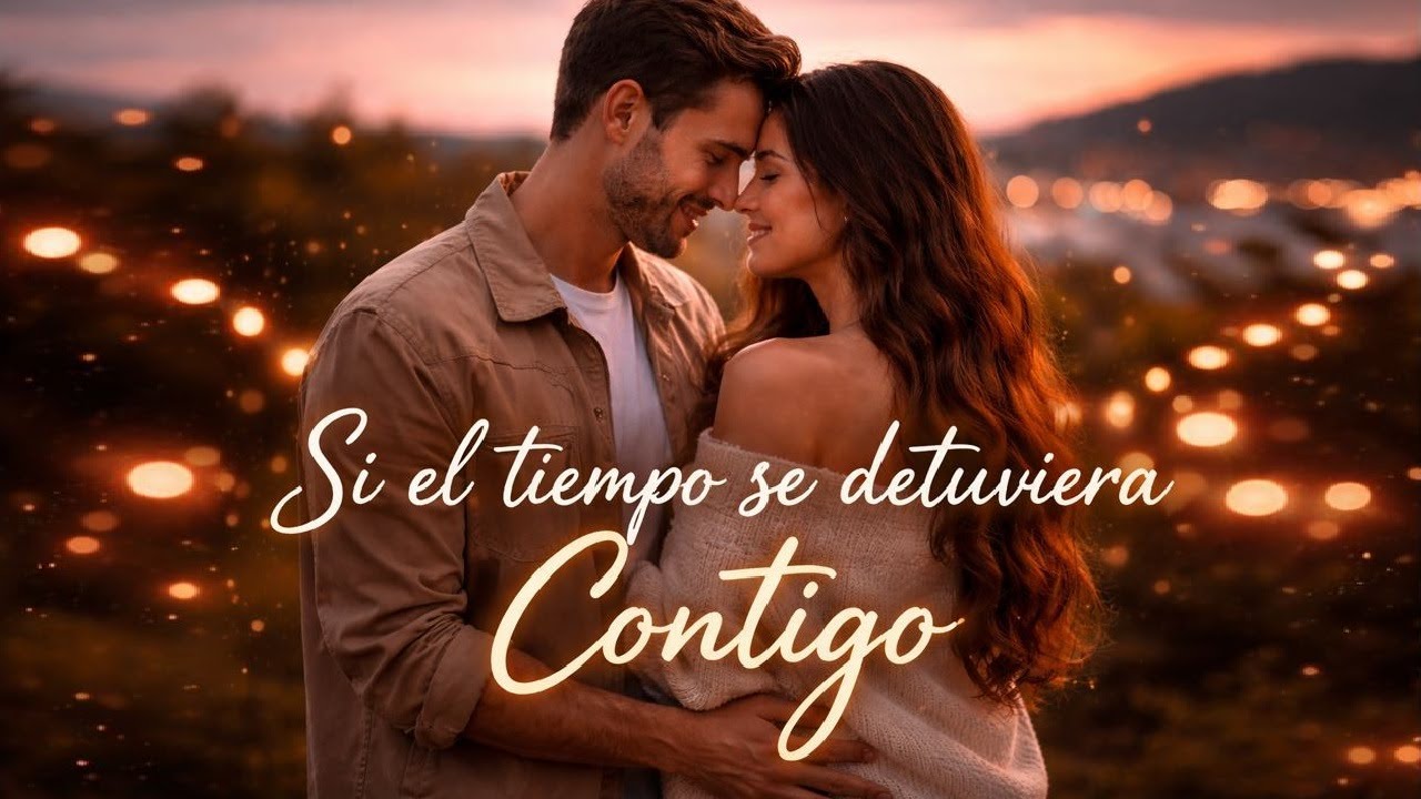Si El Tiempo Se Detuviera Contigo -😍 Balada Romántica