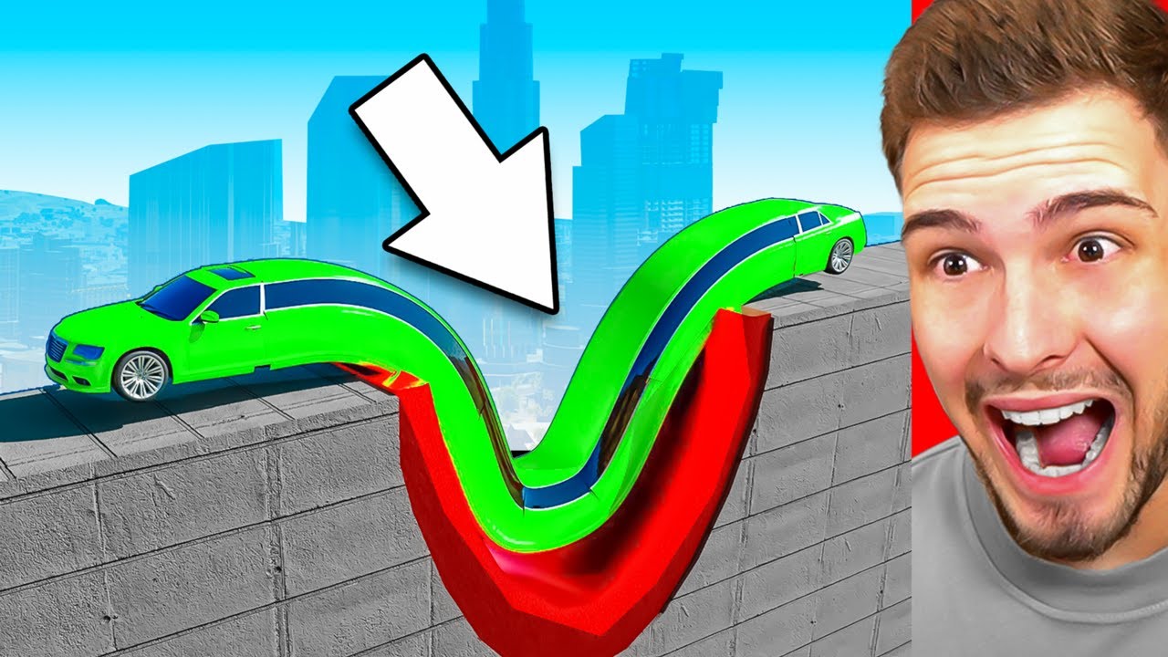 LANGE AUTOS vs. UMGEDREHTE SPEEDBUMPS in GTA 5!