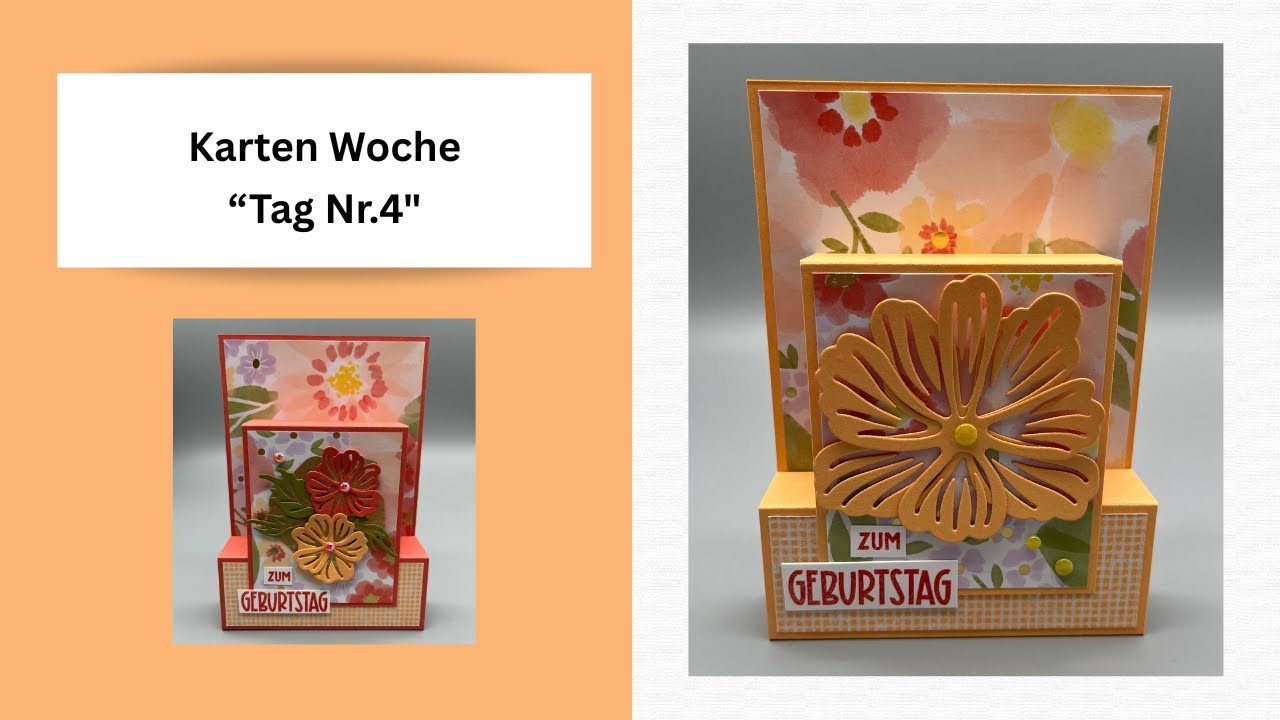 Karten Woche Tag Nr.4 mit den Produkten von Stampin`UP! "Aufstell Karte"