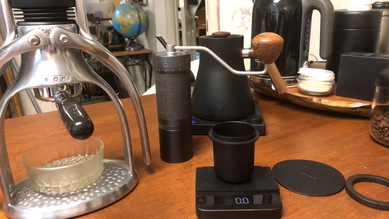 ROK “Thursday “ Manual Espresso with 1ZPRESSO J-MAX hand grinder