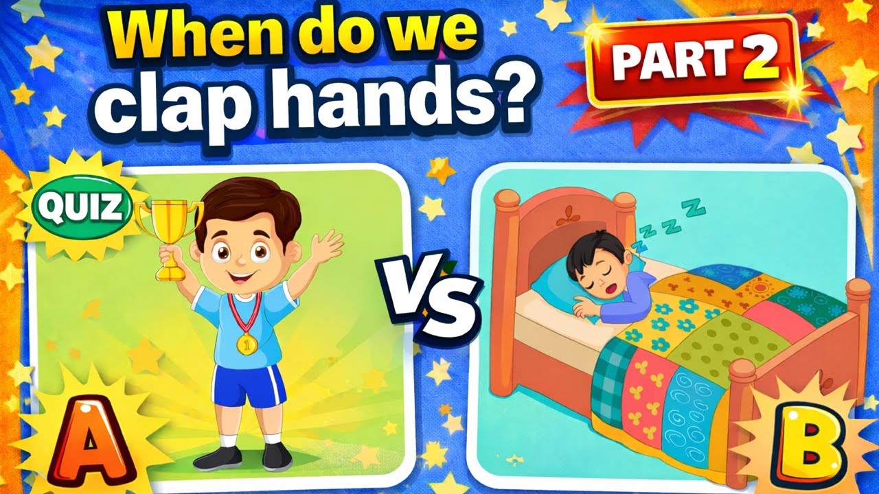 Who What Where When Quiz – Part 2 | Kids Learning