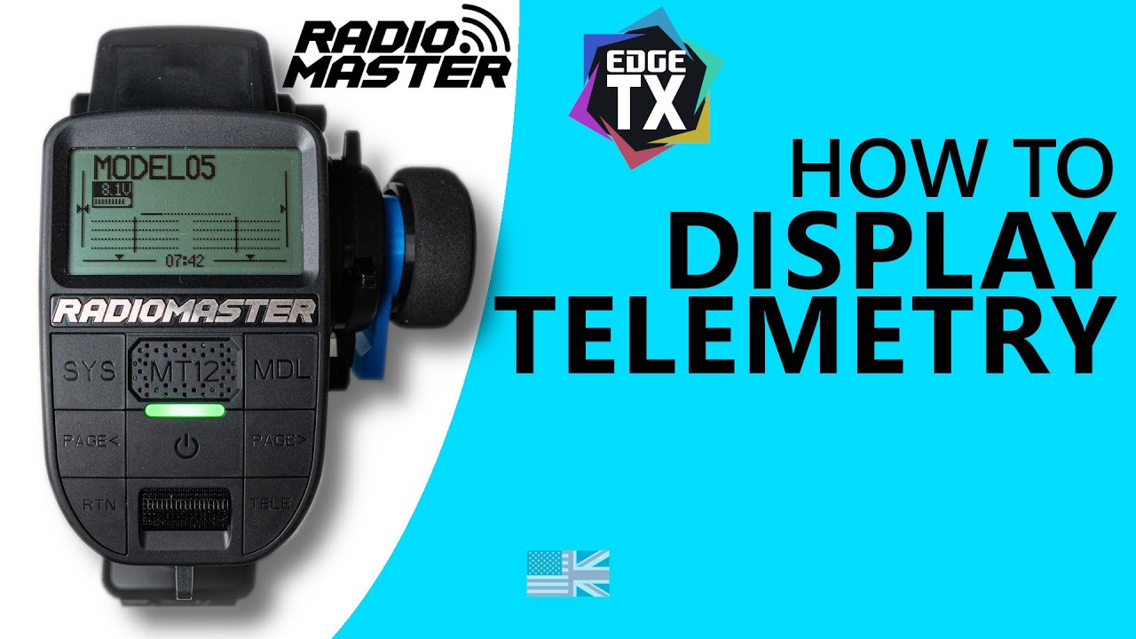 DISPLAY TELEMETRY DATA ON THE MT12 | EDGETX | TUTORIAL [EN]