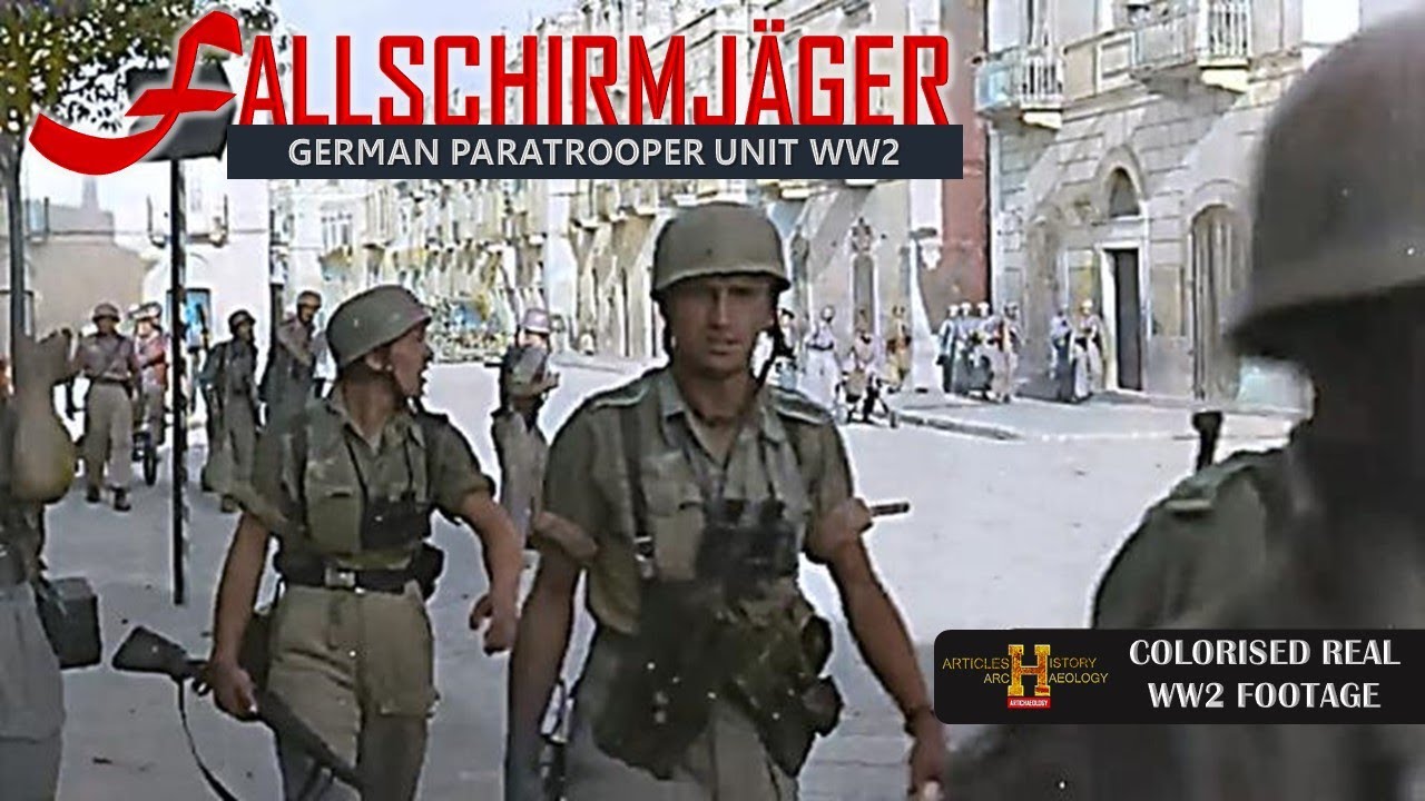 FALLSCHIRMJÄGER  -  GERMAN PARATROOPER UNIT WW2