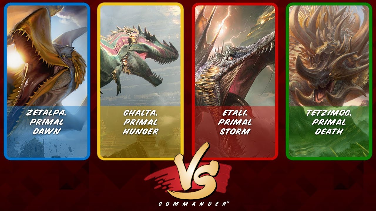 Commander VS S10E4: Zetalpa vs Ghalta vs Etali vs Tetzimoc