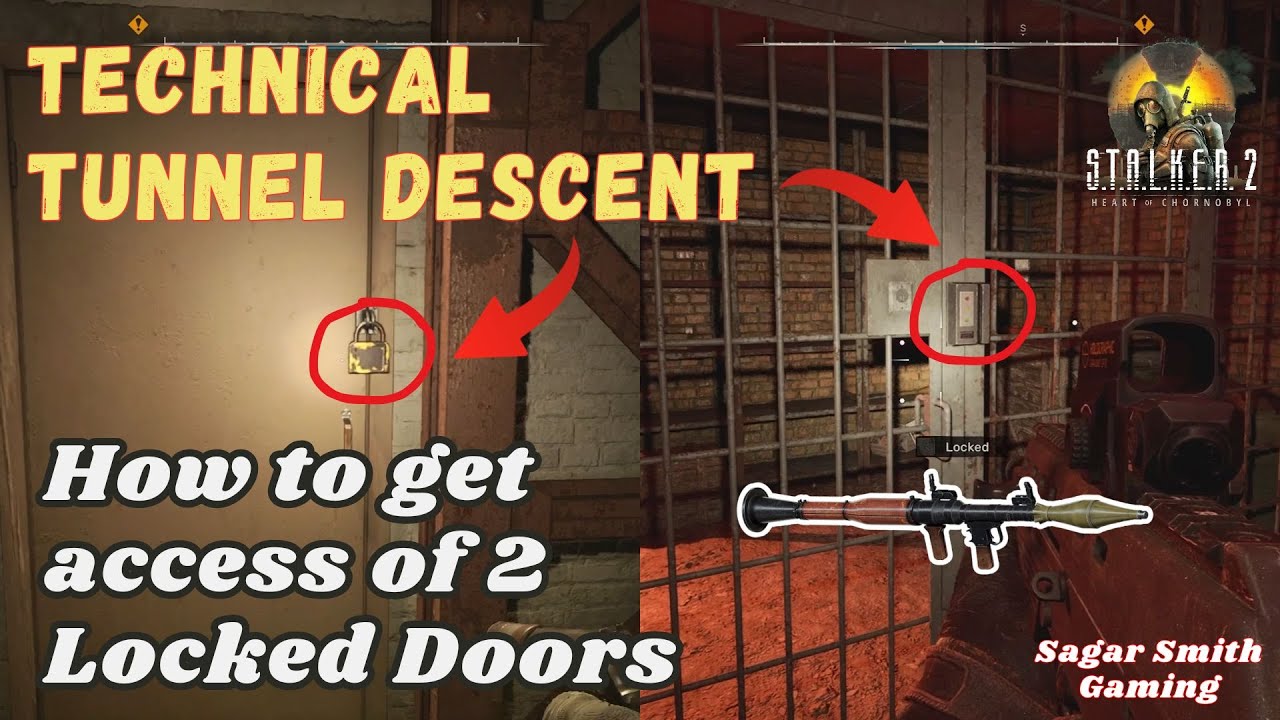 STALKER 2 Technical Tunnel Descent Keycard & Locked Door | Once More Unto the Breach Mission