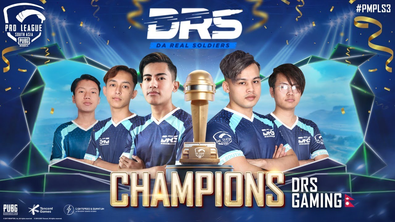 DRS Gaming are the PMPL South Asia S3 Champions!