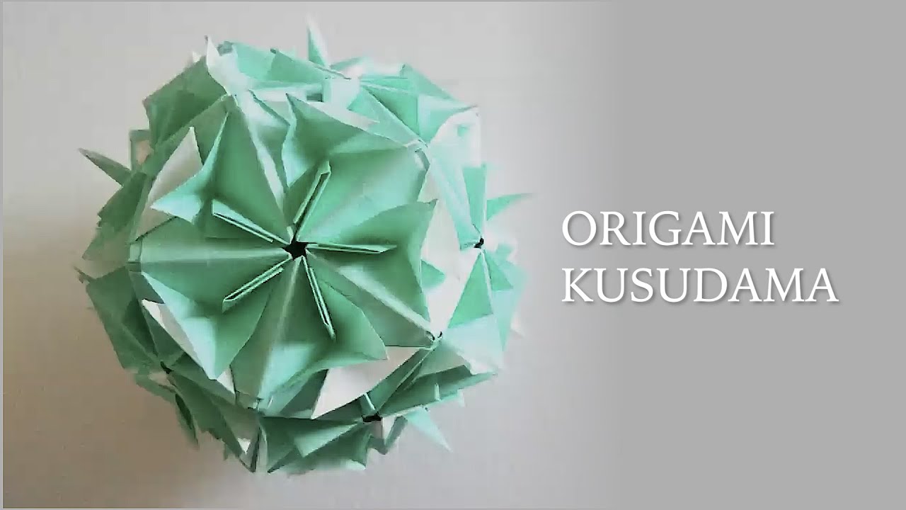 【折り紙】くす玉 - Resilience / Origami Kusudama - Resilience