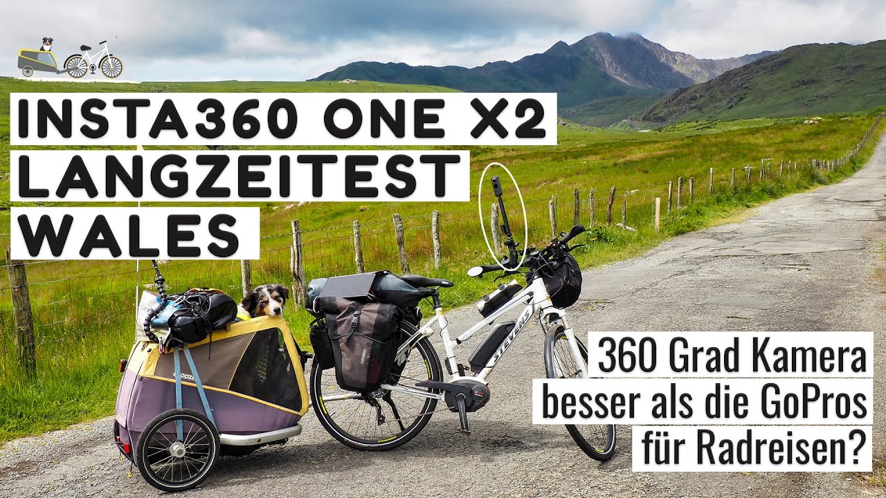 Insta360 One x2 Langzeittest Radreise Wales - besser als die GoPros?