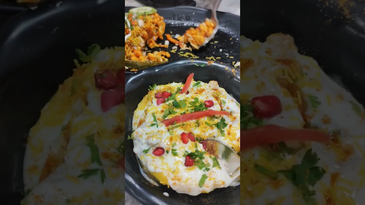 Healthy Dahi Chat 🫠 #shorts #chat #dahichat #delhichat #trending