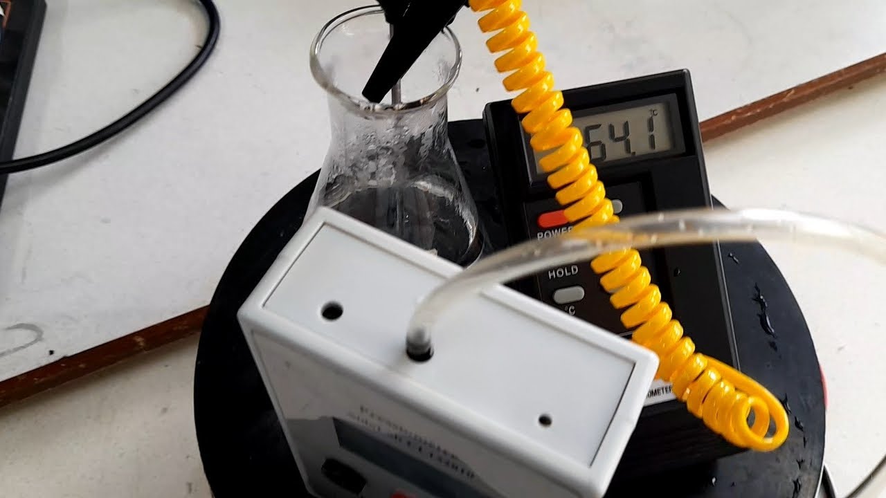L'ébullition de l'eau à 42 °C ?