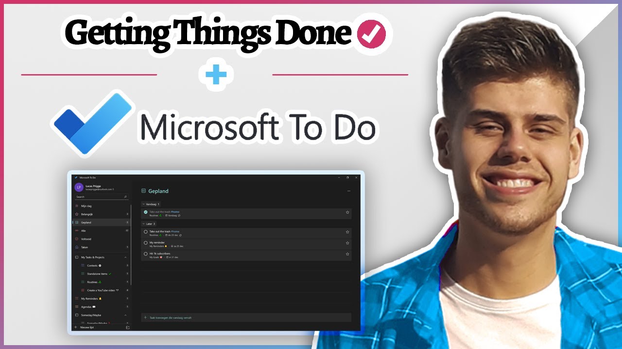 Как использовать Microsoft To Do для достижения целей (GTD)