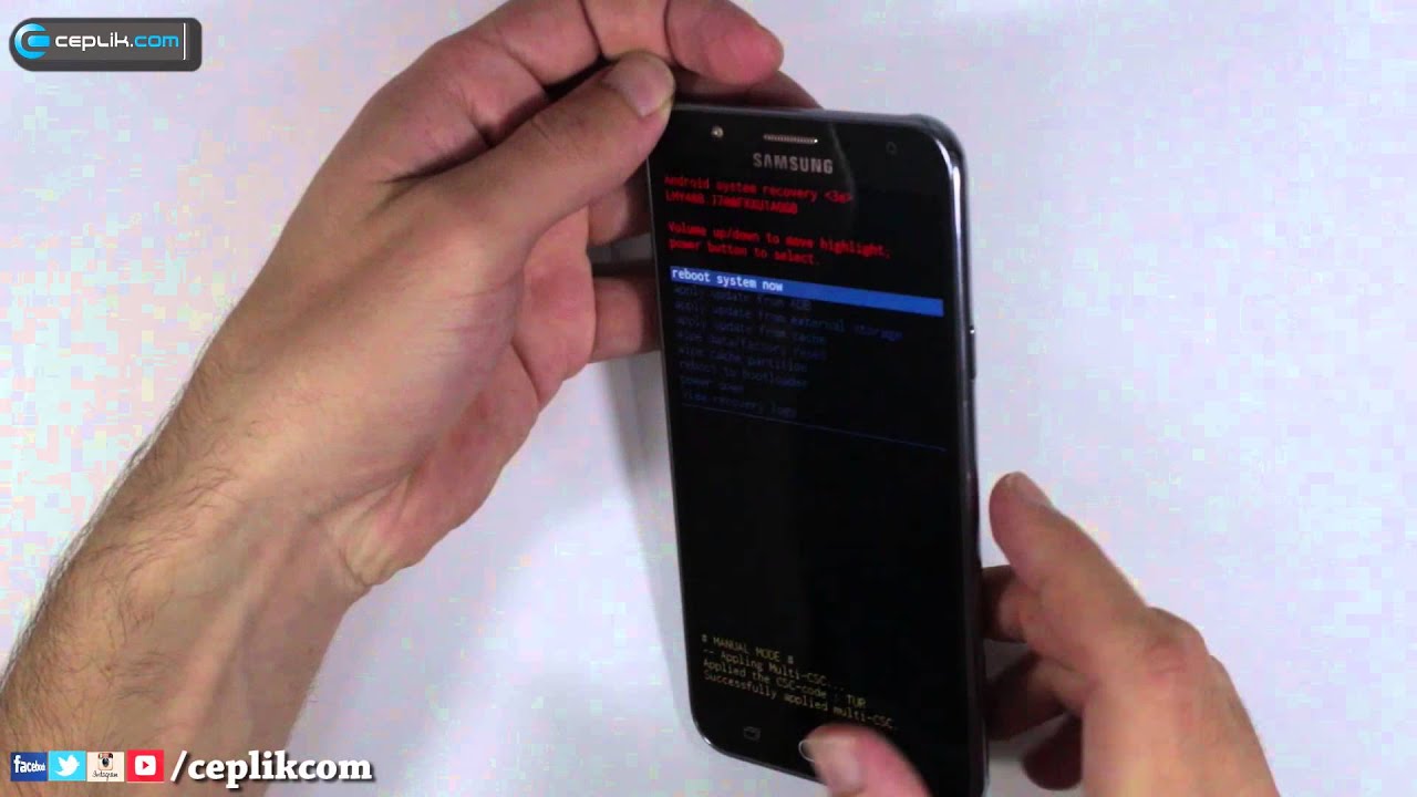 Samsung Galaxy J7'ye Nasıl Format Atılır?