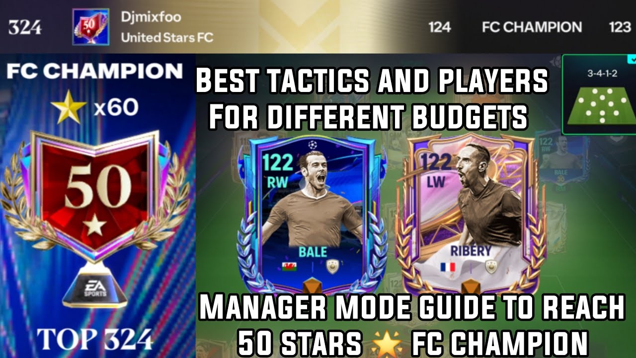 50🌟 ЛУЧШЕЕ ТАКТИЧЕСКОЕ РУКОВОДСТВО ПО РЕЖИМУ МЕНЕДЖЕРА 3ATB В FIFA CHAMPION FC MOBILE 26 И ЛУЧШИЙ...