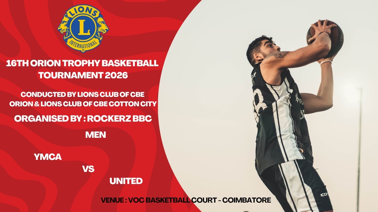 YMCA Vs UNITED l MEN l16th ORION TROPHY BASKETBALL TOURNAMENT 2026