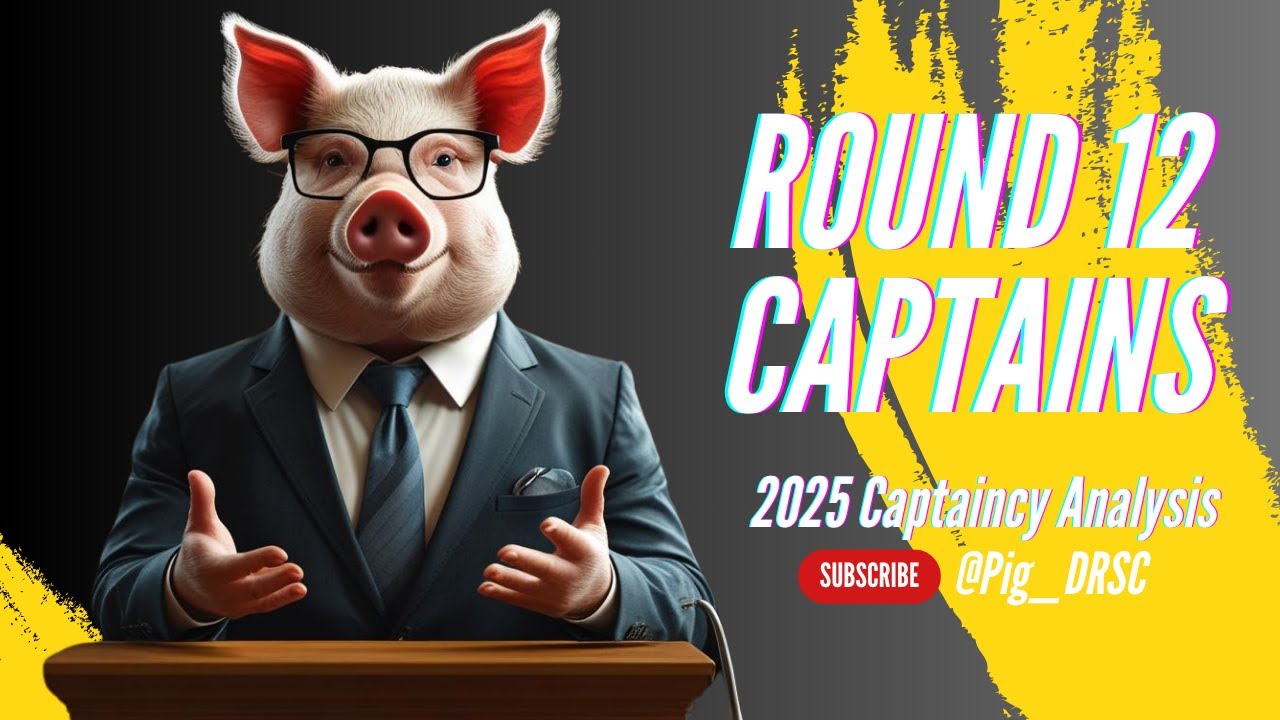 Pig’s *ROUND 12* Captaincy Options | AFL SuperCoach 2025