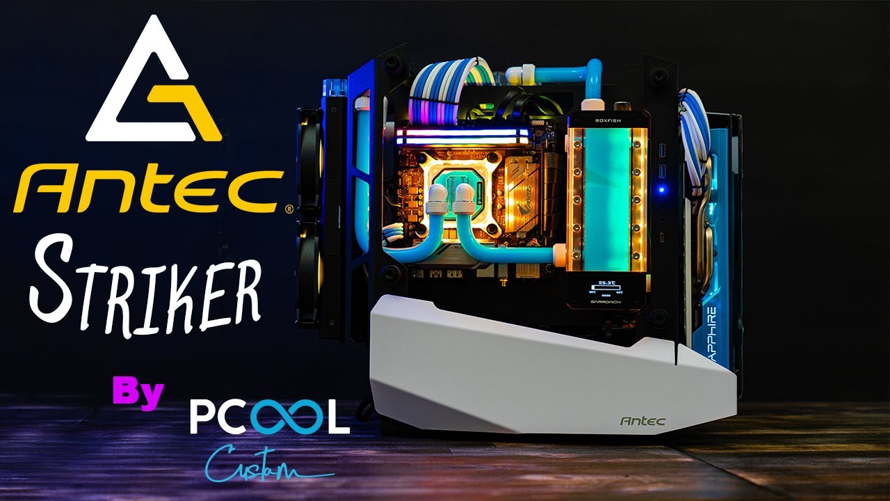 Antec Striker Timelapse ⏳ - Barrow Custom Watercooling 💧 by PCool Custom #2 🎬